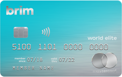 Brim World Elite Mastercard credit card